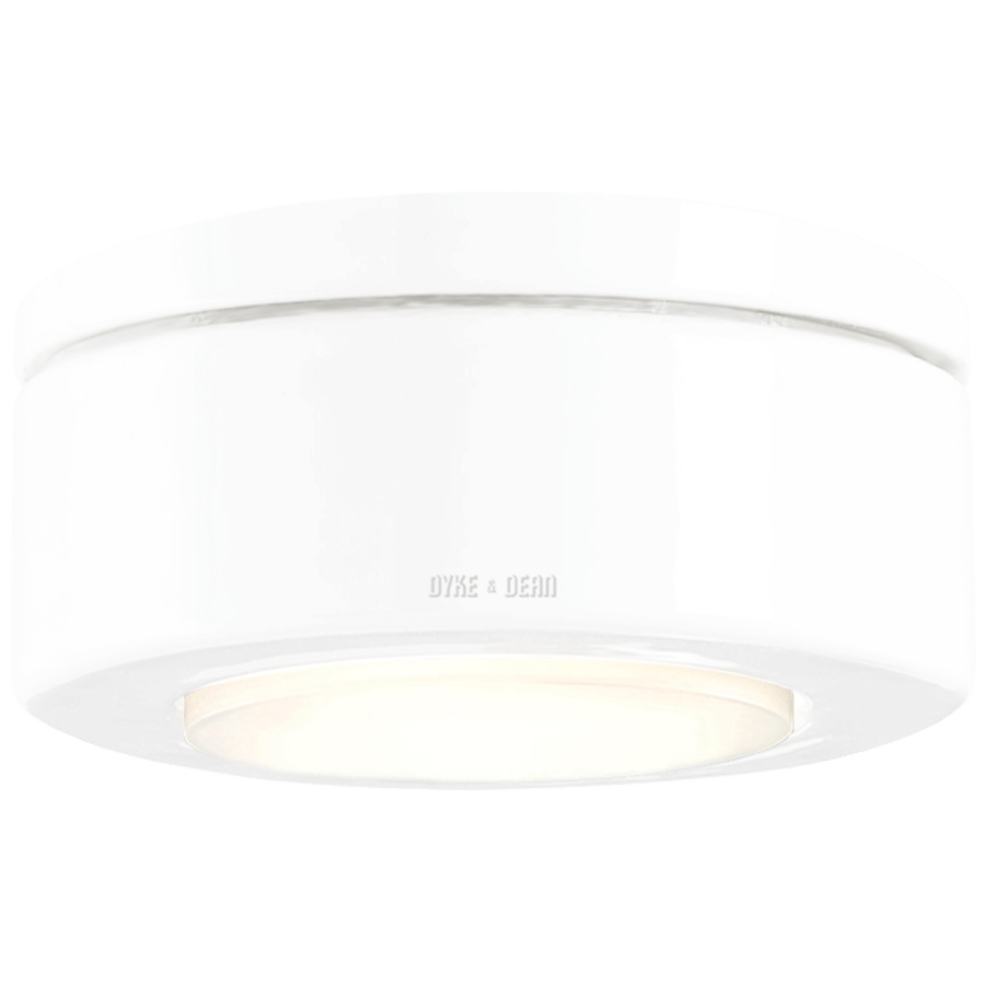 IFO ELECTRIC PORCELAIN SHORT SPOT LIGHT WHITE IP23 - DYKE & DEAN