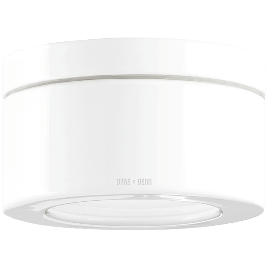 IFO ELECTRIC PORCELAIN SPOT LIGHT WHITE IP44 - DYKE & DEAN