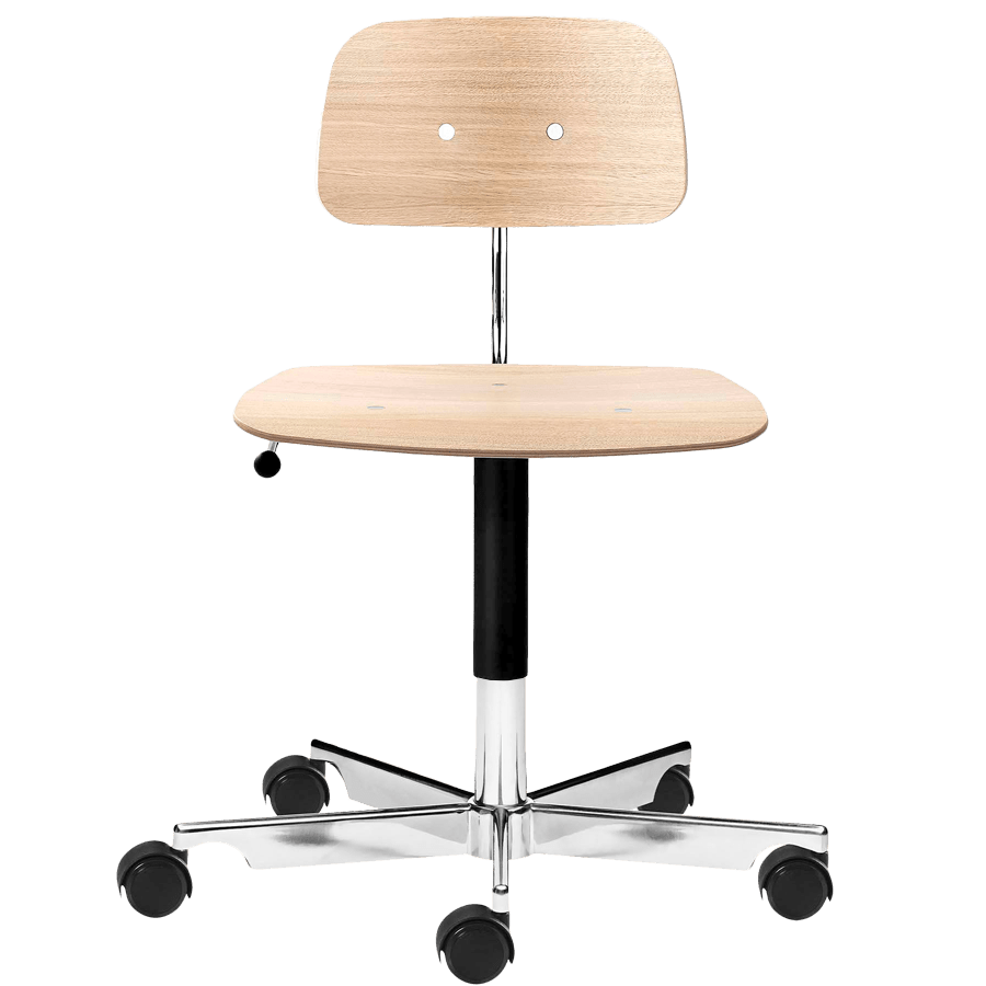 KEVI 2533 OFFICE CHAIR OAK - DYKE & DEAN