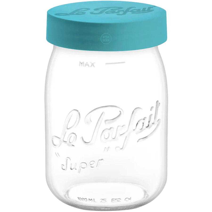 LE PARFAIT TEAL TOP JAR 1.0L - DYKE & DEAN