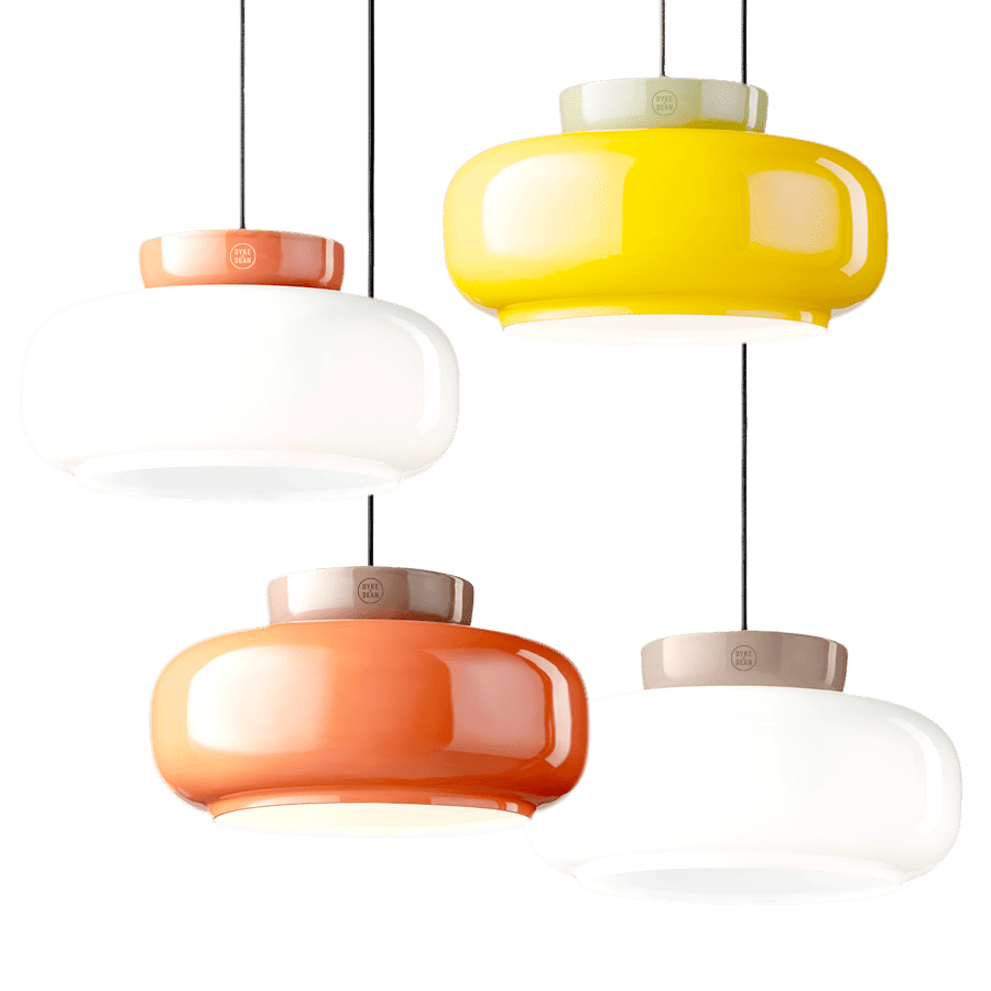 MARACANÀ CERAMIC PENDANT SHADE LAMP - DYKE & DEAN