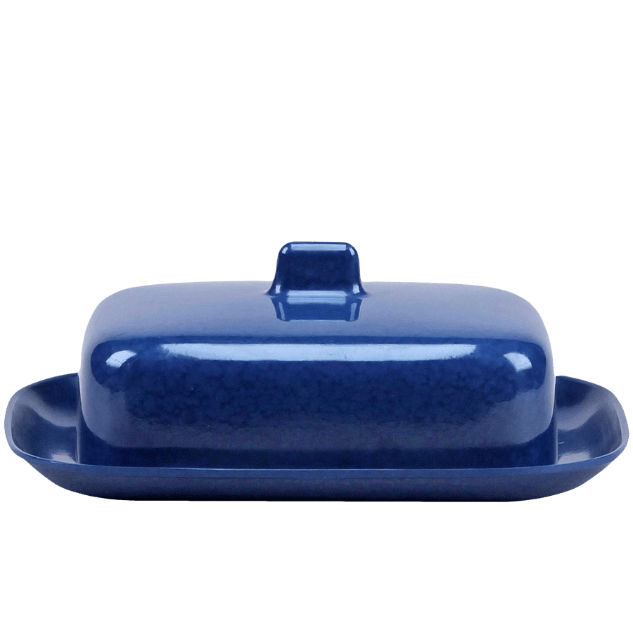 MELAMINE BUTTER DISH BLUE - DYKE & DEAN