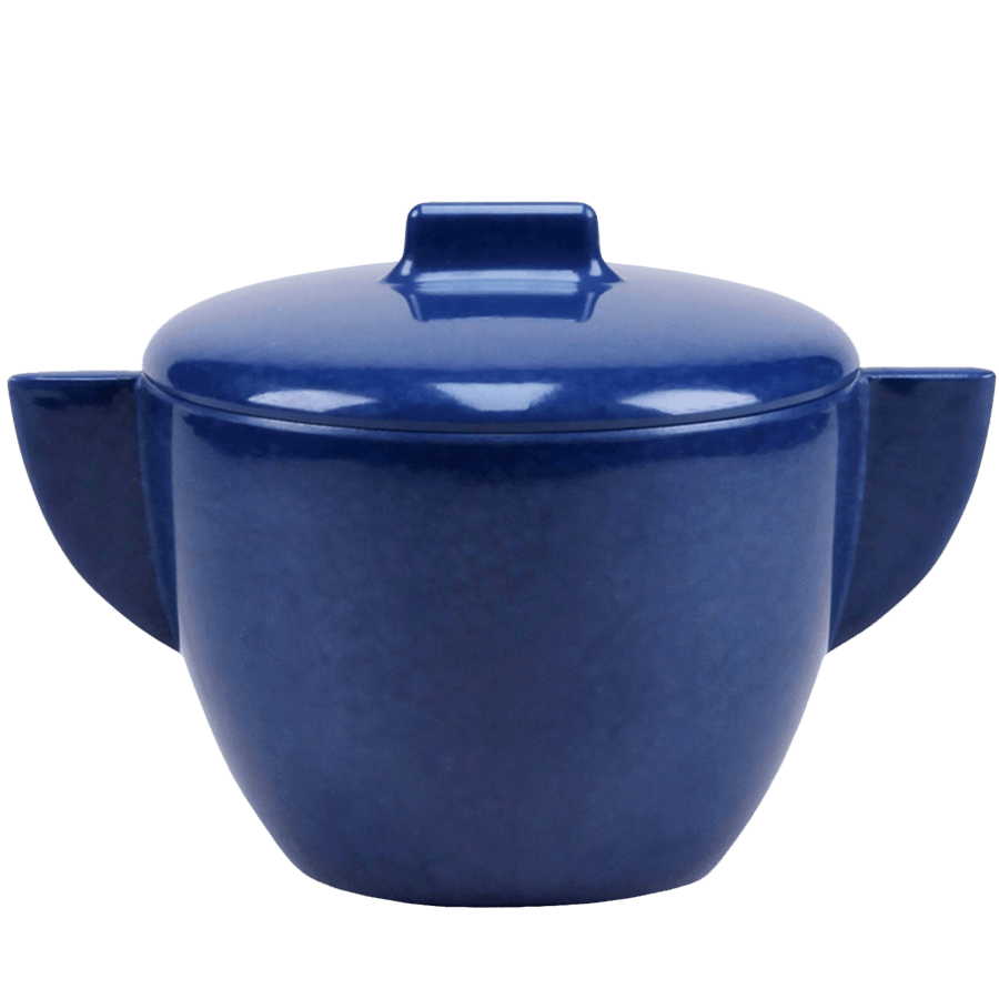 MELAMINE SUGAR BOWL BLUE - DYKE & DEAN