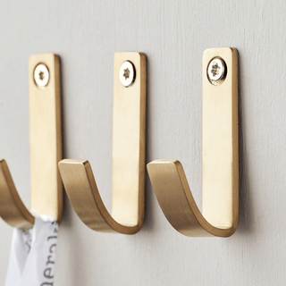 MERAKI 3 HOOKS BRASS - DYKE & DEAN