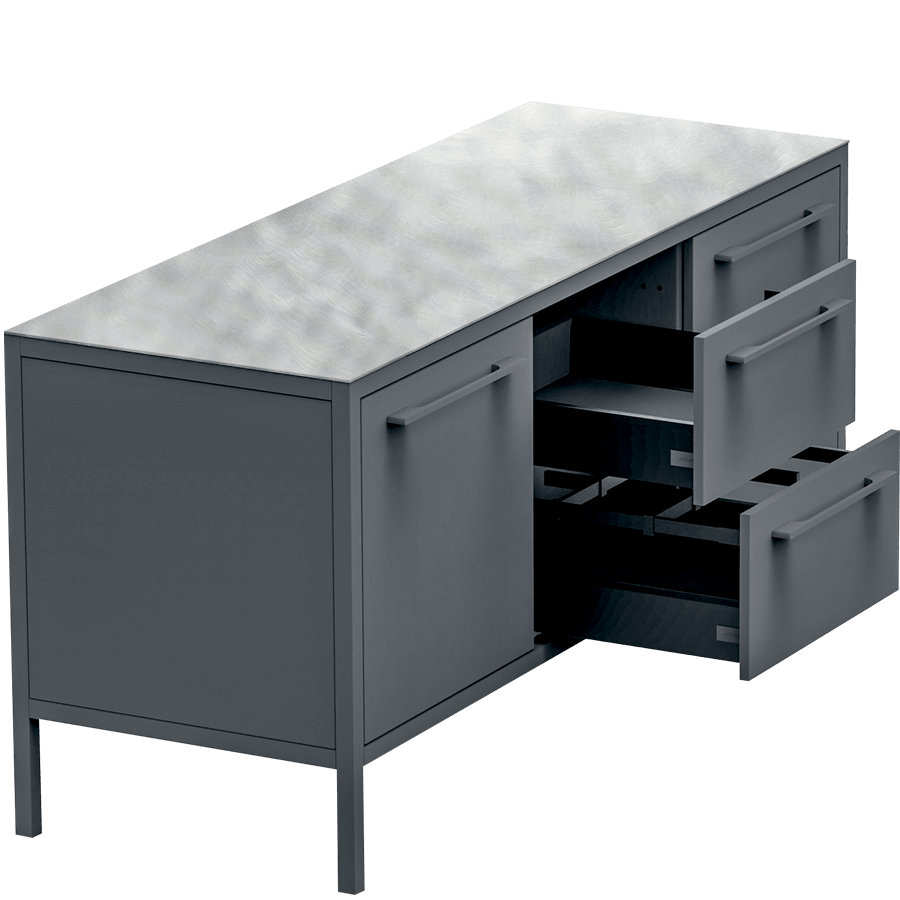 MODULAR KITCHEN UNIT TRIPLE - DYKE & DEAN