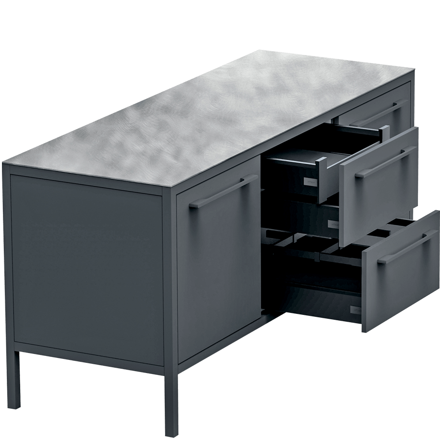 MODULAR KITCHEN UNIT TRIPLE - DYKE & DEAN