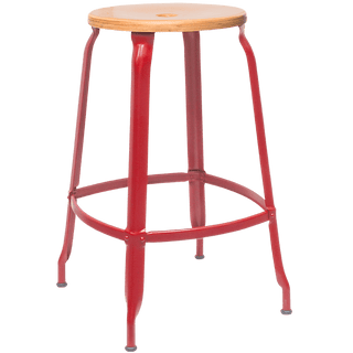 NICOLLE STOOL WOODEN SEAT 60cm - DYKE & DEAN