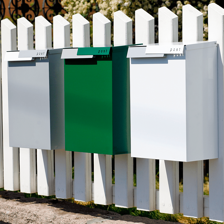 NORWEGIAN DOMESTIC POST BOX GREEN - DYKE & DEAN