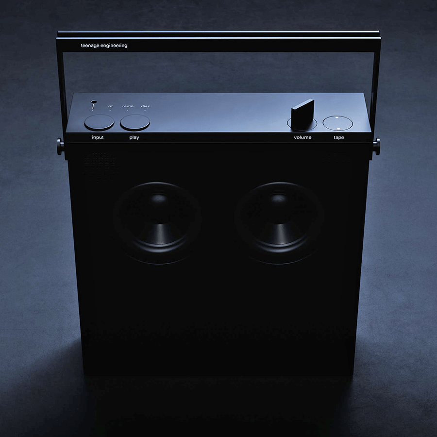 OB-4 SPEAKER RADIO BLACK - DYKE & DEAN