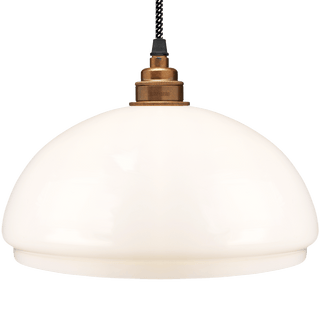 OPAL GLASS DOME LAMP SHADE SMALL - DYKE & DEAN