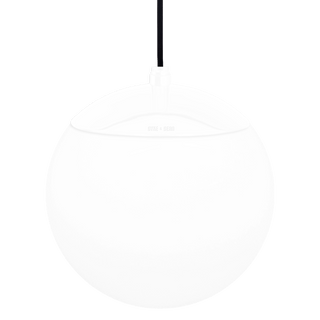 OPAL GLOBE PENDANT WHITE 200mm - DYKE & DEAN