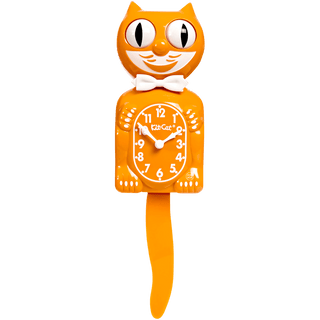 ORANGE KIT CAT KLOCK - DYKE & DEAN