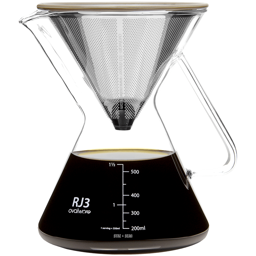 OVALWARE RJ3 POUR OVER COFFEE MAKER SET - DYKE & DEAN