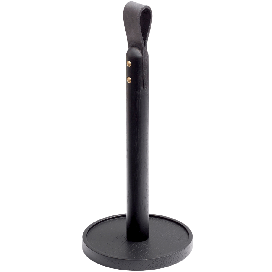 PAPER ROLL HOLDER BLACK OAK - DYKE & DEAN