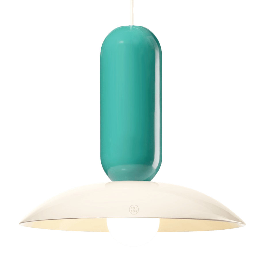 PAU CERAMIC PENDANT SHADE LAMP - DYKE & DEAN