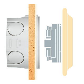 PORCELAIN WALL CABLE MOTION SENSOR GOLD - DYKE & DEAN