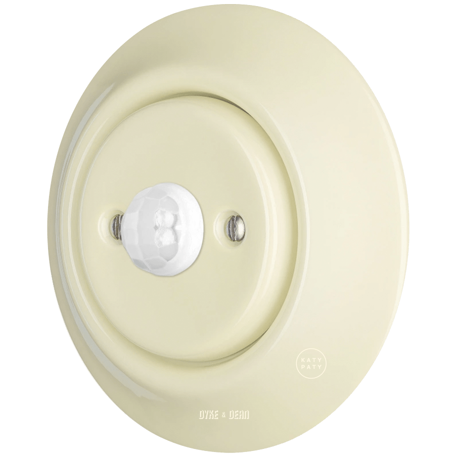 PORCELAIN WALL CABLE MOTION SENSOR VANILLA - DYKE & DEAN