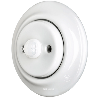 PORCELAIN WALL CABLE MOTION SENSOR WHITE - DYKE & DEAN