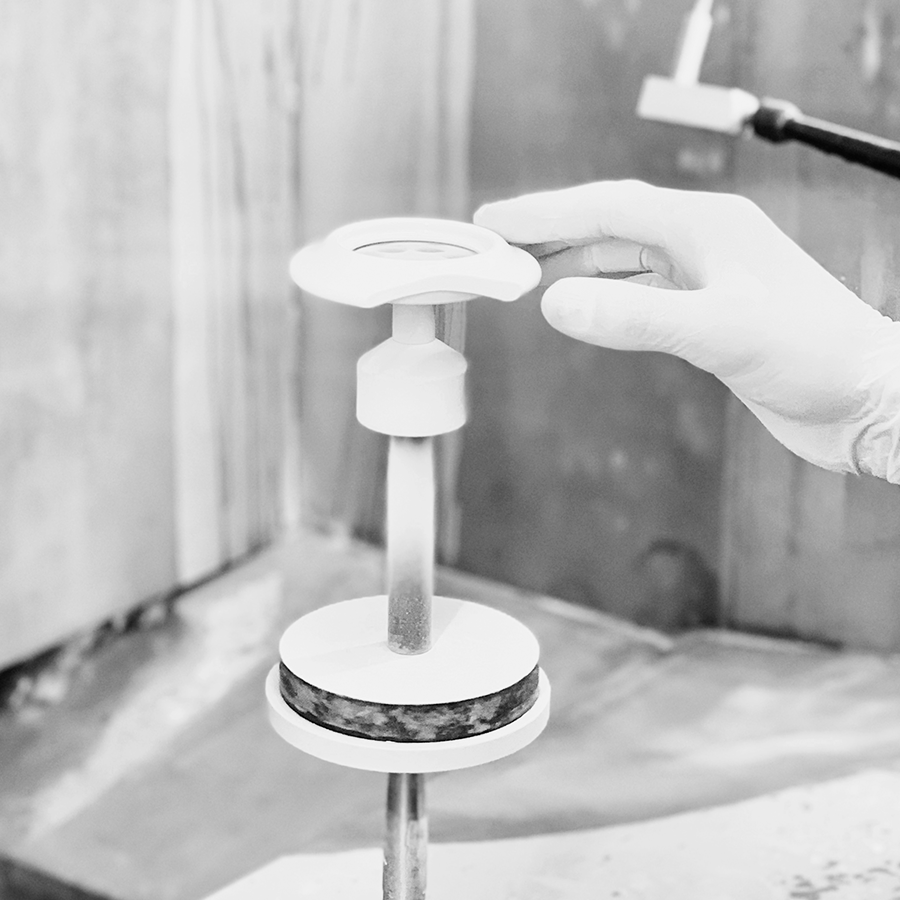 PORCELAIN WALL SOCKET DARK GREY TV ANTENNA - DYKE & DEAN