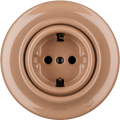 PORCELAIN WALL SOCKET DERMA SCHUKO - DYKE & DEAN