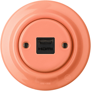 PORCELAIN WALL SOCKET SALMON HDMI - DYKE & DEAN