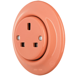 PORCELAIN WALL SOCKET SALMON UK - DYKE & DEAN