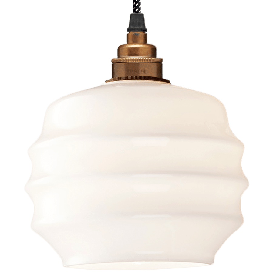 RIPPLE OPALINE PENDANT SHADE SMALL - DYKE & DEAN