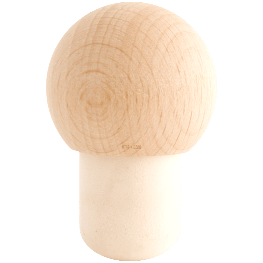 ROUND WOODEN BOTTLE TOPPER - DYKE & DEAN