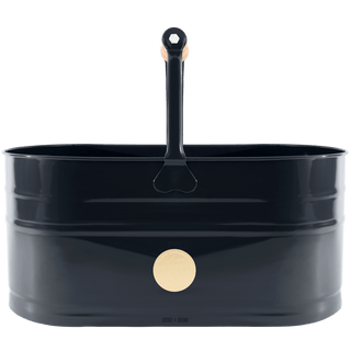 UTILITY BUCKET WOODEN HANDLE BLUE - DYKE & DEAN