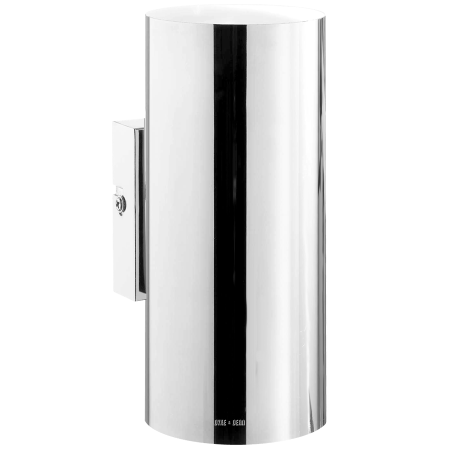 WALL CYLINDER SPOT LIGHTS CHROME - DYKE & DEAN