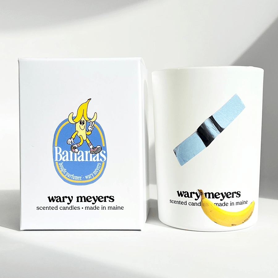 WARY MEYERS BANANAS CANDLE - DYKE & DEAN