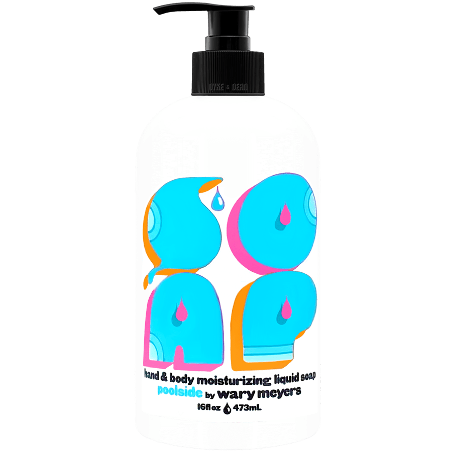 WARY MEYERS POOLSIDE LIQUID SOAP - DYKE & DEAN