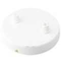WHITE 2 WAY CABLE CEILING ROSE - DYKE & DEAN