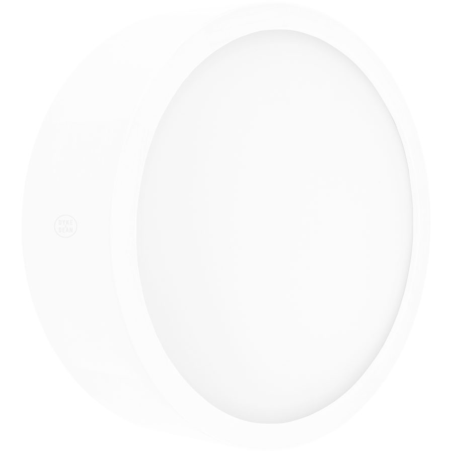 WHITE WOOD DISC WALL LIGHT - DYKE & DEAN