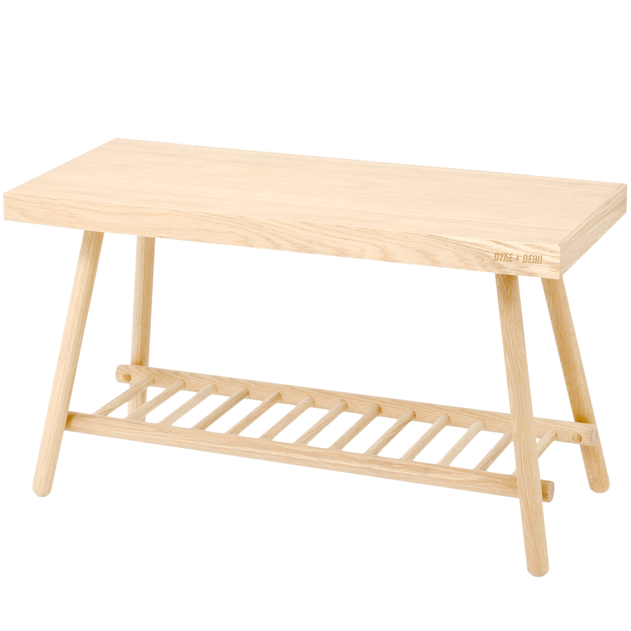 WIREWORKS BENCH 75 NATURAL OAK - DYKE & DEAN