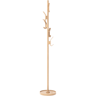 WIREWORKS OAK COAT STAND - DYKE & DEAN