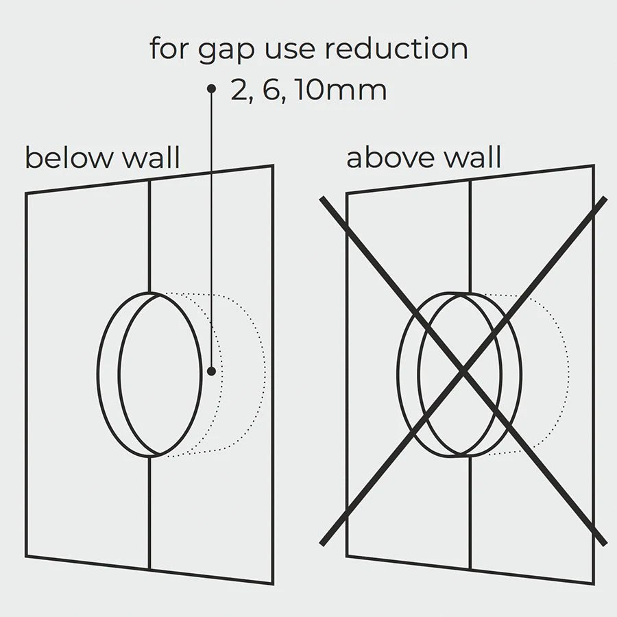 WOODEN PORCELAIN WALL LIGHT SWITCH NUCLEUS ROTARY - DYKE & DEAN