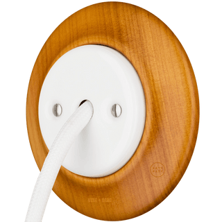 WOODEN PORCELAIN WALL SOCKET PADELUS CABLE GLAND - DYKE & DEAN